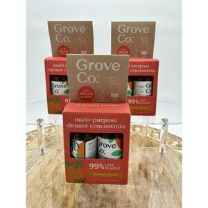 NIB Grove Co. Multi Purpose Cleaner Concentrate Orange & Rosemary 6 1oz Bottles